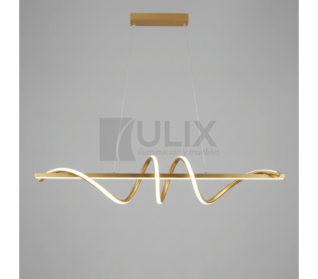 COLGANTE LED LINEAL ORGÁNICO 3 TONOS