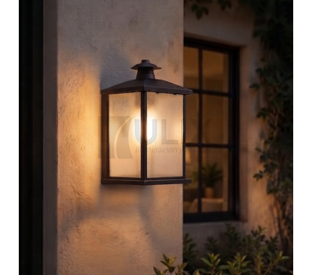 FAROL 3 CARAS NEGRO SATIN ABIERTO