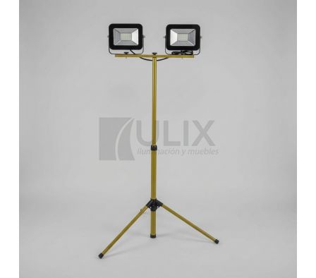 TRIPODE AJUSTABLE CON 2 REFLECTORES LED 100W