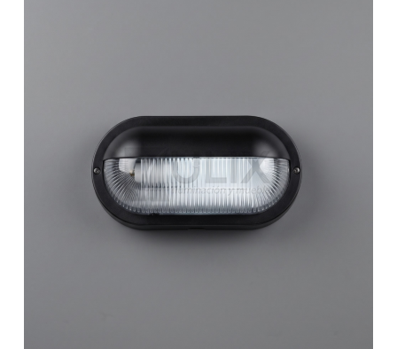 APLIQUE TORTUGA LED NEGRA MEDIA LUNA