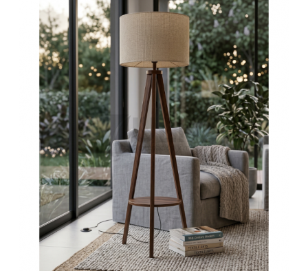 VELADOR TRÍPODE CON REPISA