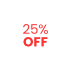 25% OFF EN COLGANTES